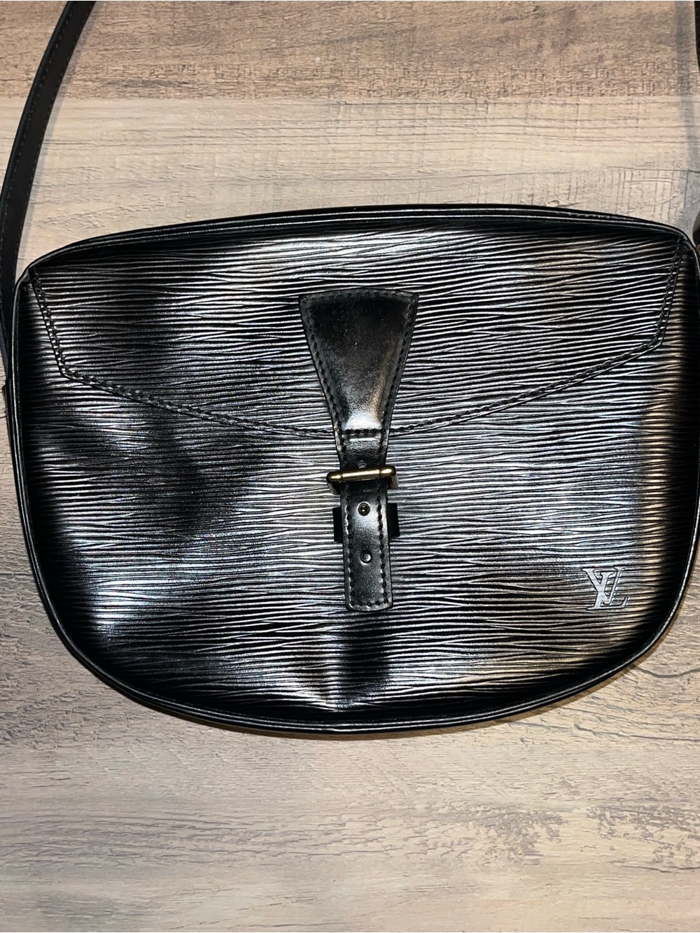Louis Vuitton Black Epi Leather Messenger Crossbody